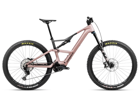 VTT électrique tout suspendu Unisexe RISE LT M20 630W Rose/Carbone