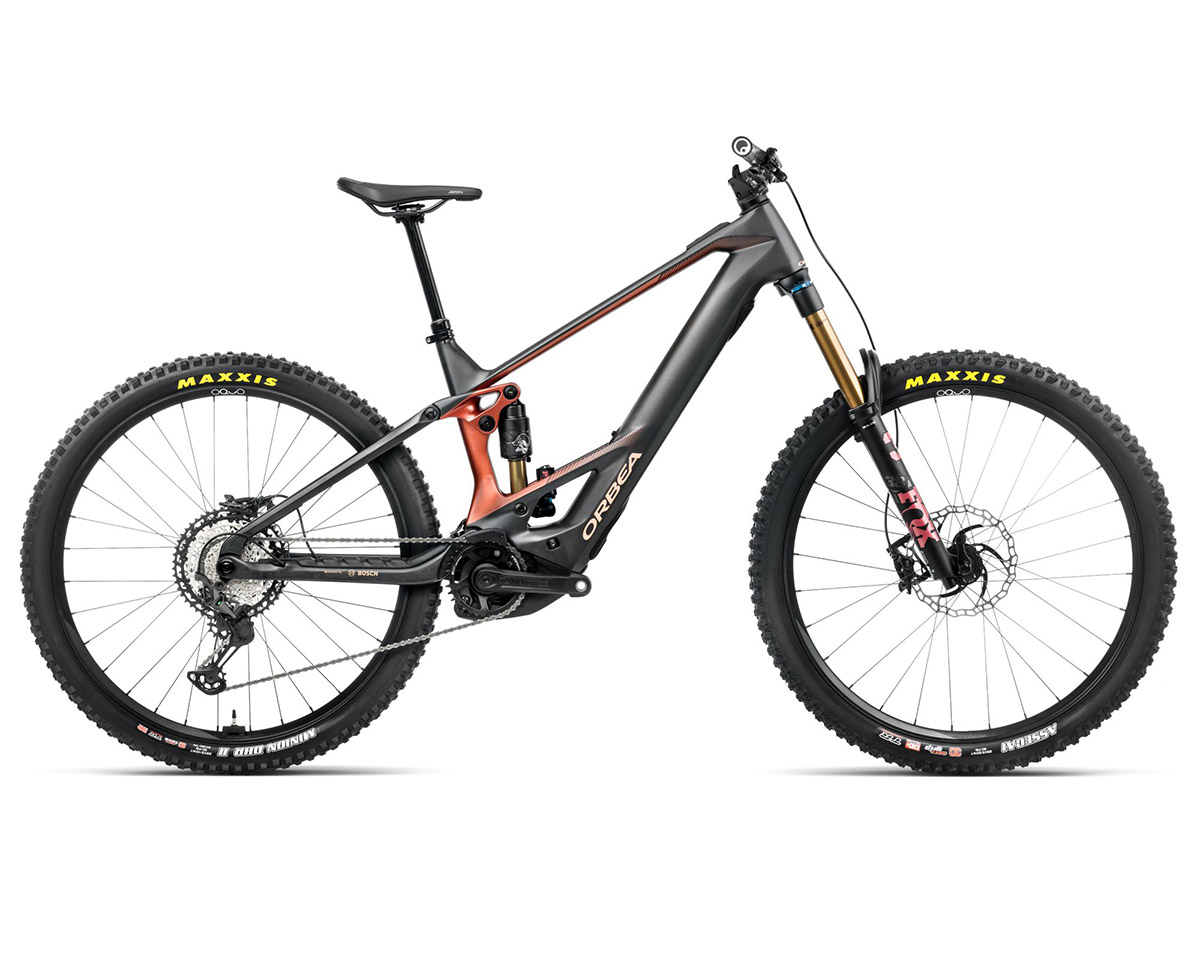 VTT électrique tout suspendu Unisexe WILD M-TEAM Diamant/Rouge
